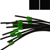 0.76mm Black/ Black VITON 2 BridgeTube