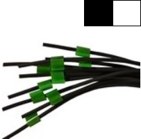 3.18mm I.D. Black/ White Viton