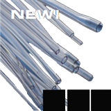 0.76mm I.D. Black/ Black/ Black Flared Silicone 3 Bridge Tube