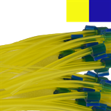 1.52mm I.D. Yellow/ Blue PVC Solva
