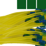 1.85mm I.D Green/ Green/ Green