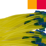 0.19mm I.D. Orange/ Red PVC Solva