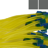 1.30mm I.D. Grey/Grey Flared Solva Tube