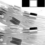 3.18mm I.D Black/ White/ Black Santoprene