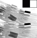 3.18mm I.D. Black/ White Long Length PVC