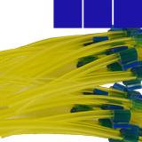 1.65mm I.D. Blue/ Blue/ Blue 3 Bridge PVC Solva Pump Tube