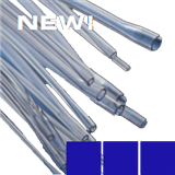 1.65mm I.D. Blue/ Blue/ Blue Flared Silicone 3 Bridge Tube