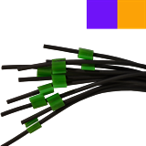 2.54mm Purple/ Orange VITON 2 Bridge Tube