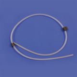 0.76mm I.D. Black/ Black Silicone