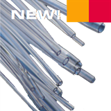 0.19mm Orange/ Red Flared PVC Tube