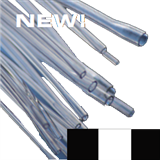 3.18mm Black/ White/ Black Flared PVC 3 BridgeTube