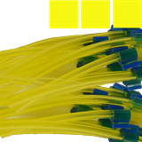 1.42mm I.D. Yellow/ Yellow/ Yellow Flared Solva 3 Bridge Tube