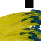 3.18mm I.D Black/ White PVC Solva