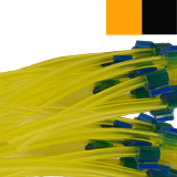 0.13mm I.D. Orange/ Black PVC Solva