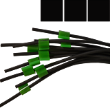 0.76mm I.D Black/ Black/ Black