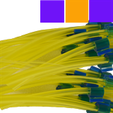 2.54mm I.D Purple/ Orange/ Purple 3 Bridge PVC Solva Pump Tubing