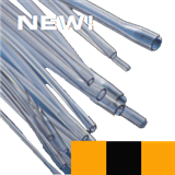 0.13mm I.D Orange/ Black/ Orange Flared PVC 3 Bridge